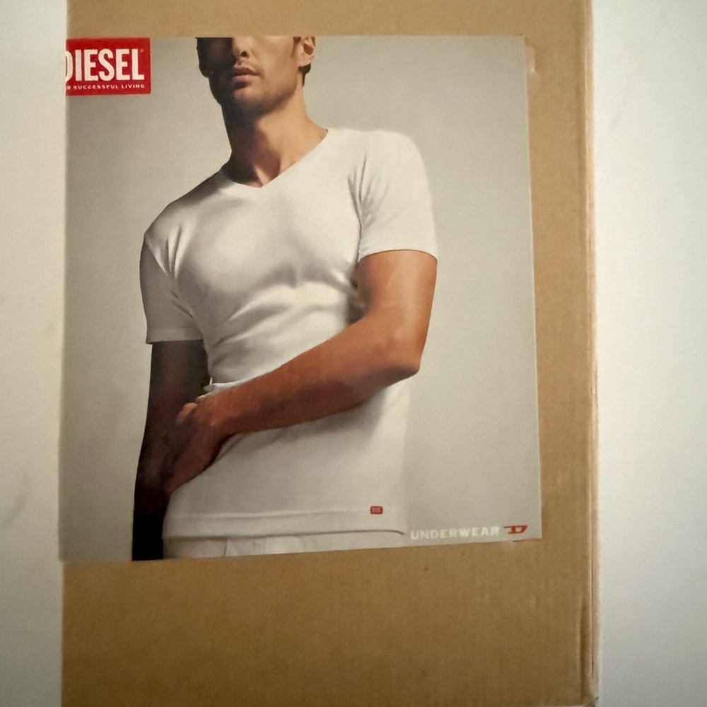 Y2K Vintage Diesel Classic Black Men's Undershirt (New)